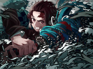 Таджиро Водно дишане Убиец на демони PFP — Demon slayer tanjiro Тапет