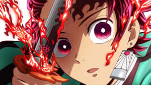 Убиец на демони 4k фон — Demon slayer 4K GIF Тапет