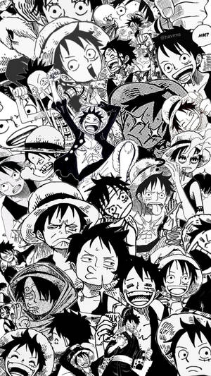 Тапет за телефон с Луфи от мангата One Piece