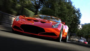 Трендов червен спортен автомобил Ferrari 288 GTO