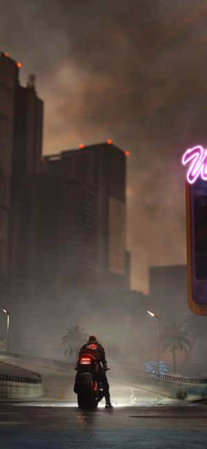 Pixel 3xl Cyberpunk 2077 фон — 19.5:9 Тапет