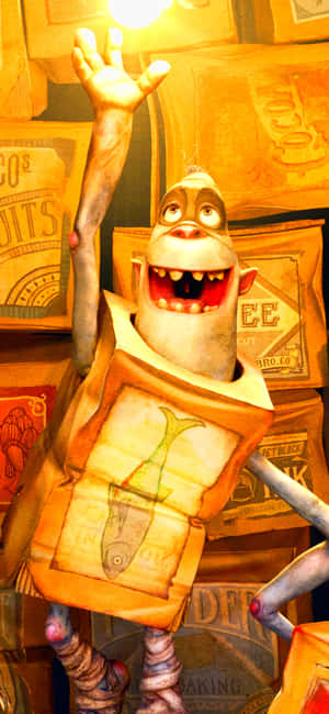 Усмихната риба от The Boxtrolls — Samsung Galaxy S20 Тапет