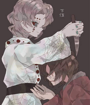 Фен арт на Руи от Demon Slayer тапет