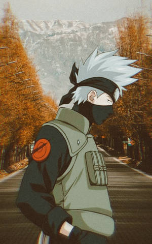Фенарт хладен снимка на Какаши — Moto Pad 70 Pro Тапет