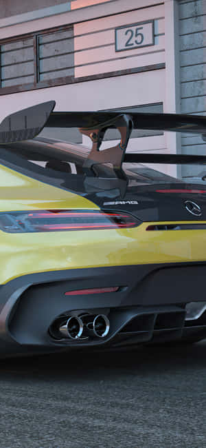 Фон за Android с AMG GT-R — POCO M8s Тапет
