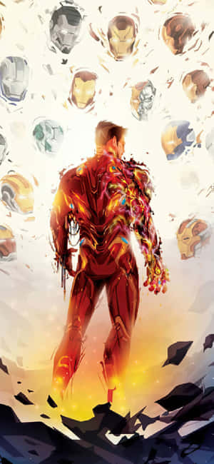 Фон за iPhone X с Iron Man — Realme P Тапет