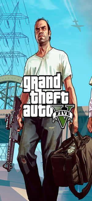 Фон за iPhone X от Grand Theft Auto V — Redmi 17C Тапет