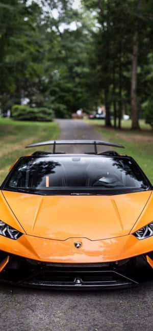 Фон за iPhone XS Max с Lamborghini — Galaxy F17 Тапет