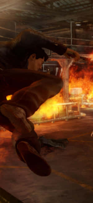 Фон от Sleeping Dogs за iPhone Xs