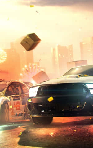 Фон за iPhone X от Dirt Showdown — Pixel Tablet Тапет