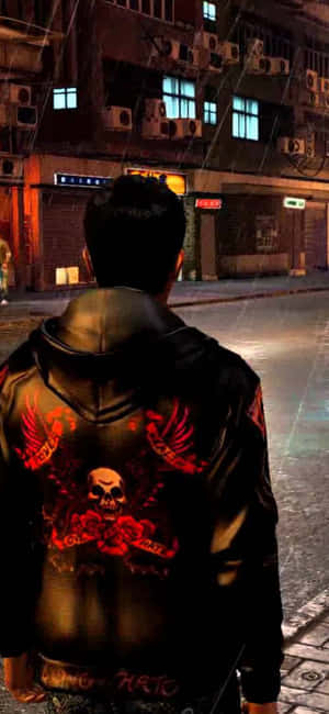 Фон за iPhone XS от Sleeping Dogs