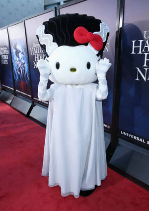 Тапет с хелоуински дух Hello Kitty — Hello Kitty Хелоуин Тапет