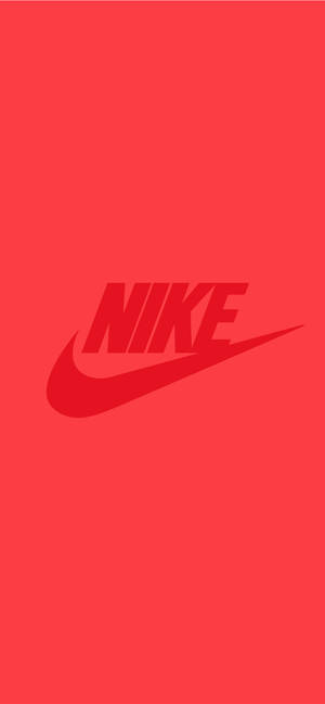 Цяло червено Nike iPhone — Samsung Galaxy S20 Тапет