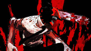 Червен аниме Chainsaw Man