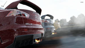 Червена кола в разрез от Project Cars — 赛车计划 Тапет
