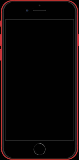 Червон Iphone 8 отпред