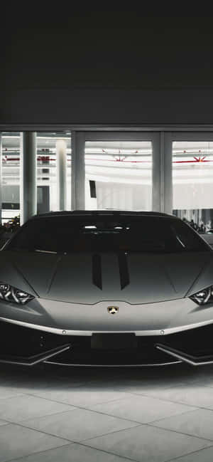 Черен Lamborghini iPhone — Oppo Find X10 Тапет