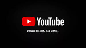 Черен YouTube Вашият канал тапет — Пестене на батерия Тапет