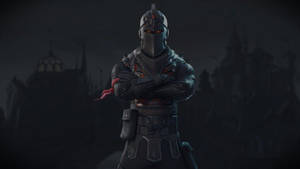 Черен рицар готичен фон Fortnite