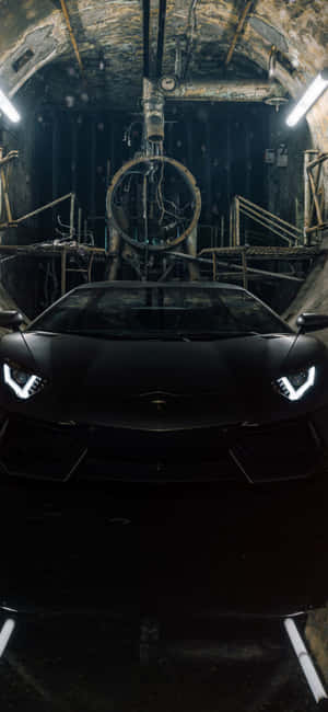 Черен Lamborghini Iphone — Oppo Find X9s Pro Тапет