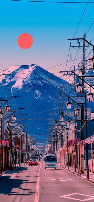 Тапет за Япония Mt. Fuji Вайбс — iPhone 16 Plus Тапет