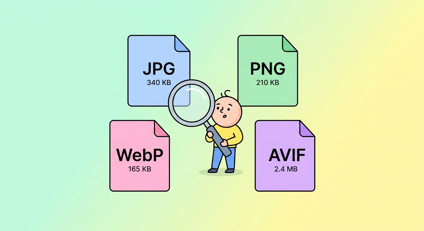 Измамник за формати на изображения — JPG срещу PNG срещу WebP срещу AVIF